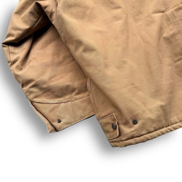 C.E. Schmidt Men's Workwear Wheat Colored Fleece Lined Quilted Jacket Size XL - Picture 6 of 13